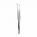 Pęseta mikrochirurgiczna z oczkiem do szycia Ø 2,2 mm, 15 cm