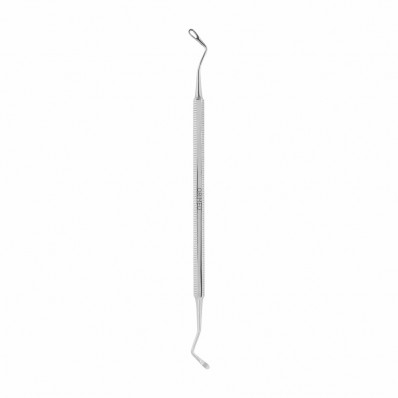 Łyżeczka zębodołowa Lucas z oczkiem do ziarniny - duża, dł. 17 cm