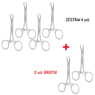 SPINAKI DO SERWET BACKHAUS, dł. 8 cm - PAKIET PROMOCYJNY 4 + 2 gratis