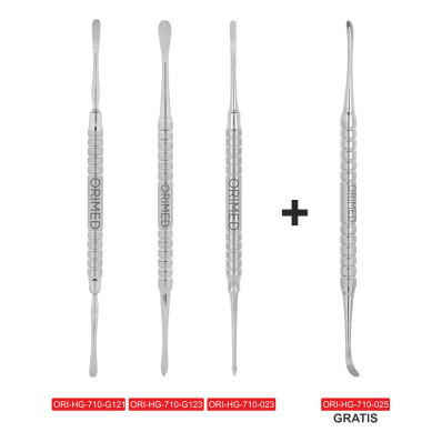 RASPATORY - PAKIET PROMOCYJNY - 3 szt. + 1 szt. gratis, uchwyt "typ S-Ergo"